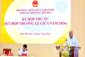HĐND xã Bình Phú thông qua 3 nghị quyết quan trọng