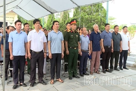 Xã Xuân Lãng tổ chức lễ cầu siêu tưởng niệm, tri ân các anh hùng liệt sĩ