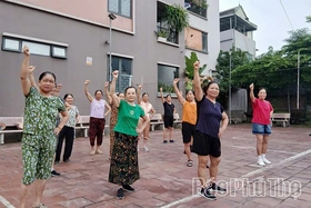 Lan tỏa phong trào thể dục thể thao quần chúng ở phường Thanh Miếu