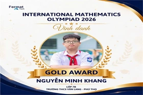 Học sinh Trường THCS Văn Lang đạt 30 giải tại Vòng quốc gia Kỳ thi Olympic Toán học quốc tế IMO 2026