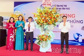 Bệnh viện Sản Nhi Vĩnh Phúc khai trương Đơn nguyên Tiêm chủng