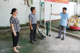 Sân tập cộng đồng - “điểm hẹn sức khỏe” của người dân Phù Ninh