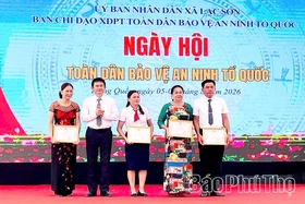 Xã Lạc Sơn tổ chức điểm Ngày hội Toàn dân bảo vệ an ninh Tổ quốc năm 2026