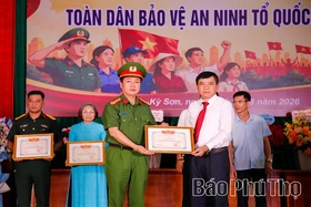 Kỳ Sơn phát động toàn dân tham gia bảo vệ an ninh Tổ quốc