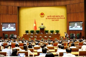 Quốc hội thảo luận hai dự án Luật về quân sự, quốc phòng và Luật Dầu khí