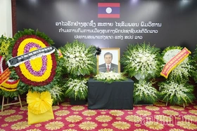 Phu Tho Provincial Leaders Pay Respects to President of the Lao National Assembly