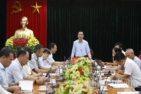 Rà soát tiến độ các dự án trọng điểm khu vực Hòa Bình