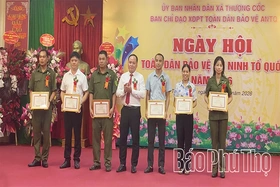 Thượng Cốc tổ chức ngày hội toàn dân bảo vệ an ninh Tổ quốc