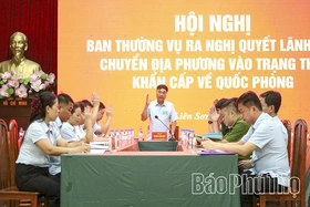 Xã Liên Sơn diễn tập chiến đấu phòng thủ năm 2026