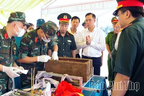 Phú Thọ hoàn thành lấy mẫu ADN tại 100% số mộ liệt sĩ theo kế hoạch