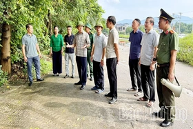 Sẵn sàng bàn giao mặt bằng để thi công đường Hợp Châu - Đồng Tĩnh đi thị trấn Lập Thạch (giai đoạn 2)