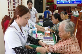 Xã Chí Tiên tổ chức khám sức khỏe định kỳ, khám sàng lọc miễn phí cho người dân