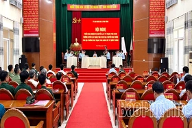 Xã Vĩnh Tường khai mạc diễn tập chiến đấu phòng thủ