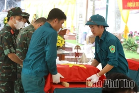 Xã Lạc Sơn lấy mẫu ADN 399 hài cốt liệt sĩ chưa xác định danh tính