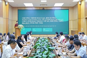 Nâng cao năng lực lãnh đạo, quản lý cho 165 cán bộ trạm y&nbsp;tế xã, phường