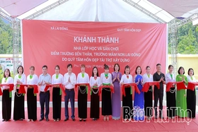 Khánh thành nhà lớp học Trường Mầm non Lai Đồng