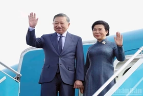 Tổng Bí thư, Chủ tịch nước Tô Lâm cùng Phu nhân lên đường thăm cấp Nhà nước tới Nga