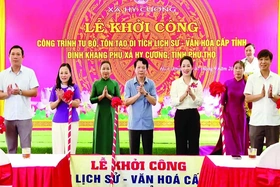 Khởi công tu bổ, tôn tạo di tích đình Khang Phụ, xã Hy Cương