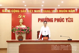 Phó Bí thư Tỉnh ủy Bùi Huy Vĩnh: Phường Phúc Yên tập trung tháo gỡ điểm nghẽn, quyết tâm hoàn thành tốt nhiệm vụ năm 2026