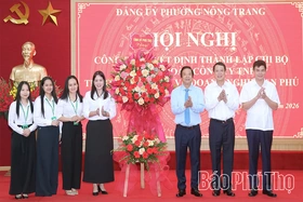 Công bố quyết định thành lập Chi bộ và Công đoàn cơ sở Công ty TNHH Thương mại dịch vụ doanh nghiệp An Phú
