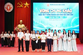 Chung khảo Cuộc thi Ý tưởng nghiên cứu khoa học sinh viên năm học 2026-2027