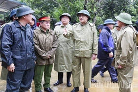 Khẩn trương khắc phục hậu quả sạt lở đất