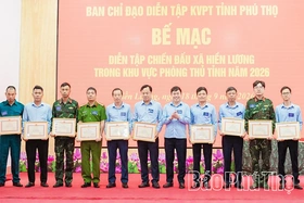 Diễn tập tác chiến xã Hiền Lương năm 2026