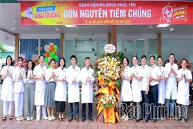 Khai trương Đơn nguyên Tiêm chủng - Bệnh viện Đa khoa Phúc Yên