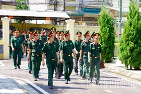 Bộ Tư lệnh Quân khu 2 kiểm tra công tác chuẩn bị thành lập Phân hiệu 1 Trường Thiếu sinh quân miền Bắc