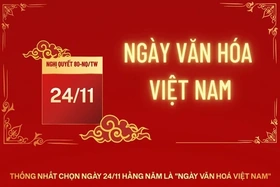 Xây dựng “Ngày Văn hóa Việt Nam - 24/11” trở thành thương hiệu văn hóa quốc gia