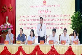 Kiên quyết thu hồi đất để thực hiện dự án Khu đô thị mới Đông Nam phường Việt Trì