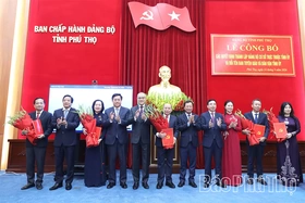 Công bố các quyết định thành lập&nbsp;Đảng bộ cơ sở trực thuộc Tỉnh ủy và đổi tên Ban Tuyên giáo và Dân vận Tỉnh ủy