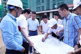 Kiểm tra tiến độ một số dự án nhà ở xã hội tại khu vực Vĩnh Phúc