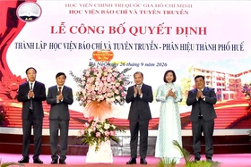 Học viện Báo chí và Tuyên truyền công bố Quyết định thành lập Phân hiệu thành phố Huế