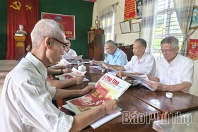 Vĩnh Phú nâng cao chất lượng sinh hoạt chi bộ