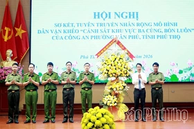 Sơ kết, tuyên truyền nhân rộng mô hình Dân vận khéo “Cảnh sát khu vực 3 cùng, 4 luôn”