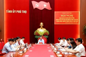 Phó Bí thư Thường trực Tỉnh ủy Bùi Văn Quang chủ trì giao ban các cơ quan khối Nội chính