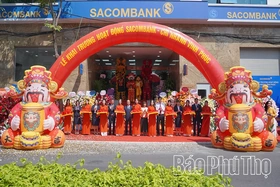 SACOMBANK khai trương Chi nhánh Vĩnh Phúc