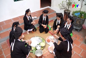 Độc đáo thức bánh của đồng bào Sán Dìu
