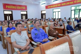 Phường Vân Phú phổ biến quy định về bồi thường, hỗ trợ, tái định cư Dự án xây dựng tuyến đường sắt Lào Cai - Hà Nội - Hải Phòng