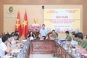 Lấy ý kiến tham gia các dự án luật do Bộ Công an chủ trì xây dựng