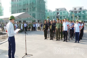 Phường Việt Trì tổ chức cưỡng chế kiểm đếm bắt buộc thực hiện giai đoạn 1 dự án Khu đô thị mới Tây Nam