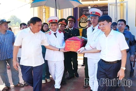 Phú Thọ tổ chức đón nhận, truy điệu và an táng 11 hài cốt liệt sĩ