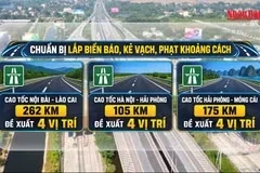 Chuẩn bị lắp biển báo, kẻ vạch, phạt khoảng cách trên 16 tuyến cao tốc