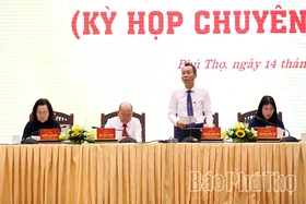 Kỳ họp thứ Năm, HĐND tỉnh Phú Thọ khóa XX: Nhiều ý kiến thảo luận thẳng thắn, trách nhiệm