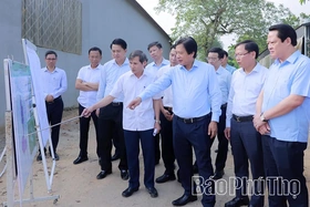Chủ động phối hợp, triển khai hiệu quả Dự án đầu tư xây dựng và kinh doanh kết cấu hạ tầng Khu công nghiệp Đoan Hùng