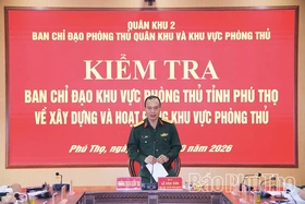 Tập trung nguồn lực xây dựng và củng cố vững chắc khu vực phòng thủ tỉnh Phú Thọ