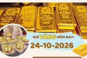 Giá vàng hôm nay 24-10: Vàng trong nước giảm, thế giới thủng mốc 4.000 USD/ounce