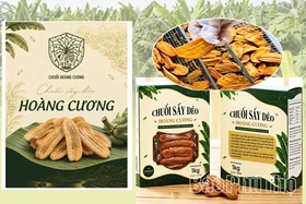 Ngọt thơm vị chuối sấy dẻo Hoàng Cương