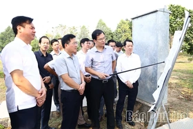 Vice Chairman of the Provincial People’s Committee Vu Viet Van Inspects Progress of Green Cities Project